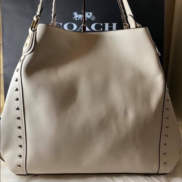 57110 - Coach Edie Shoulder Bag 42 with Western Rivets - Picture 9 of 13